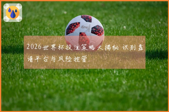 2026世界杯投注策略大揭秘 识别靠谱平台与风险控管