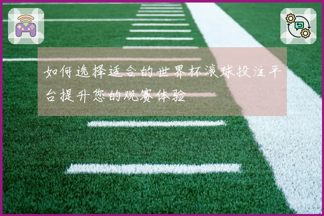 如何选择适合的世界杯滚球投注平台提升您的观赛体验